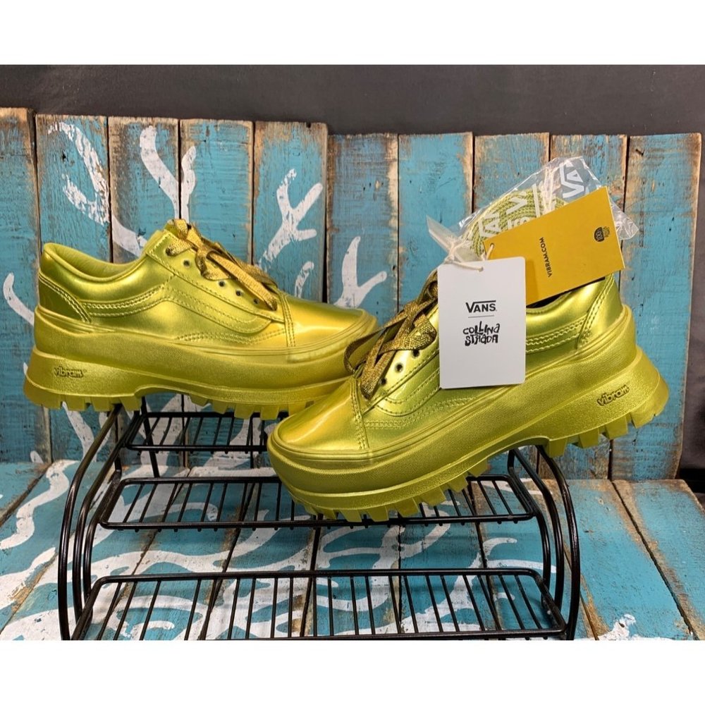 Vans Collina Strada Old Skool Vibram DX Shoes Gold VN0009Q4YL9 Women’s 6